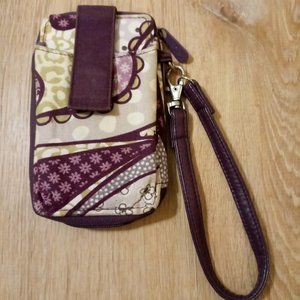 Thirty-one very berry paisley pattern wallet